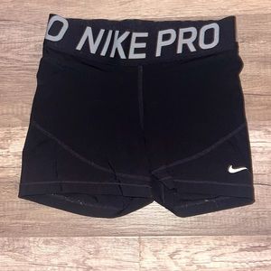 Nike pros, size small, black